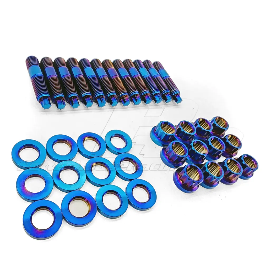 PHR Titanium Stud and Nut Kit for 2JZ Turbo Manifolds